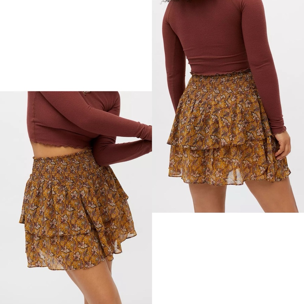 MINKPINK-Tarsus Tiered Mini Skirt-Women’s Size: Medium-NEW!!